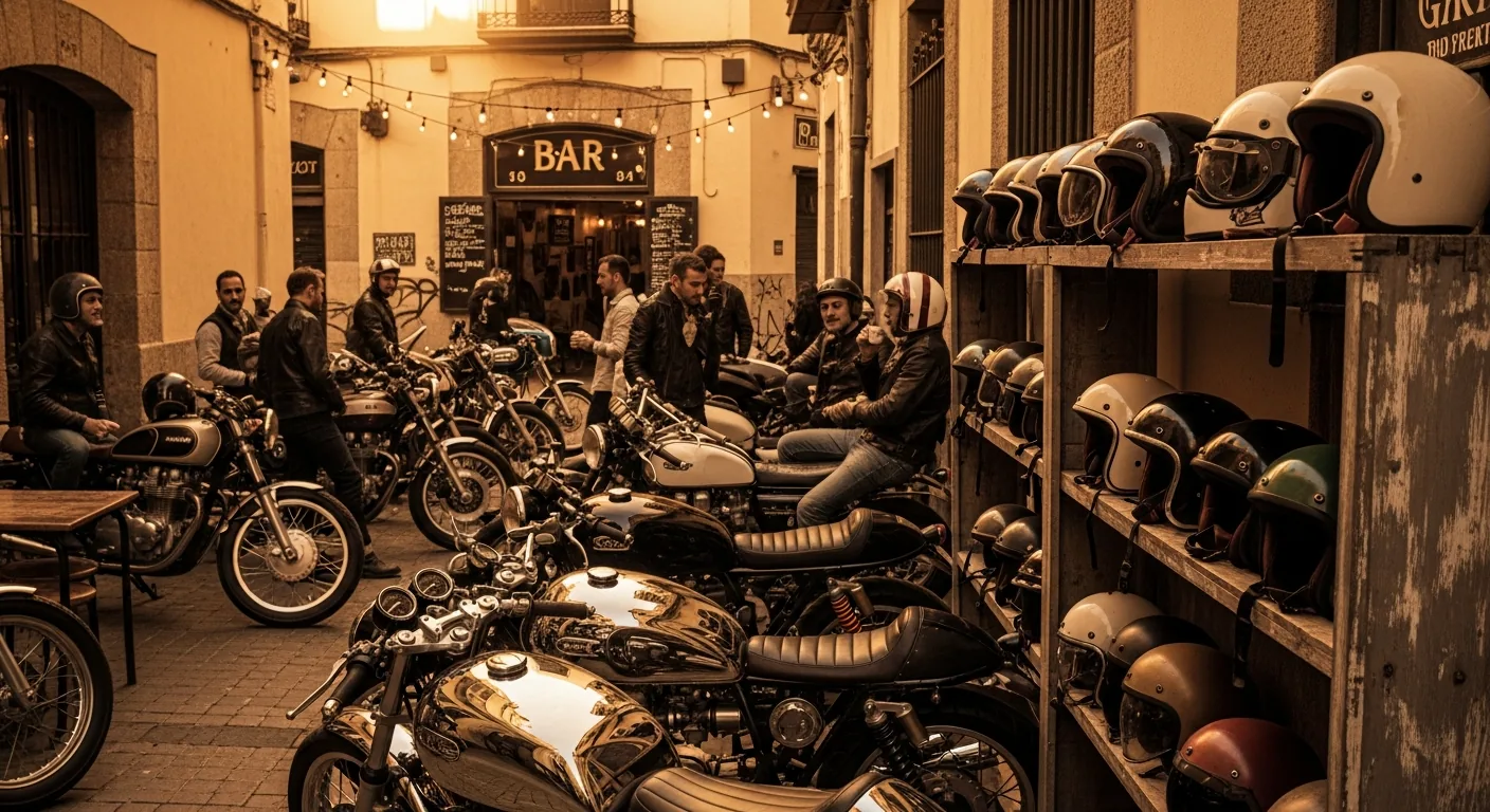 Cascos Cafe Racer lifestyle