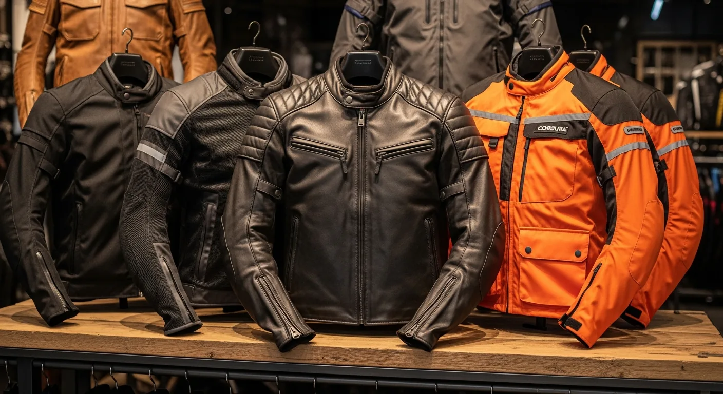 chaquetas moto hombre