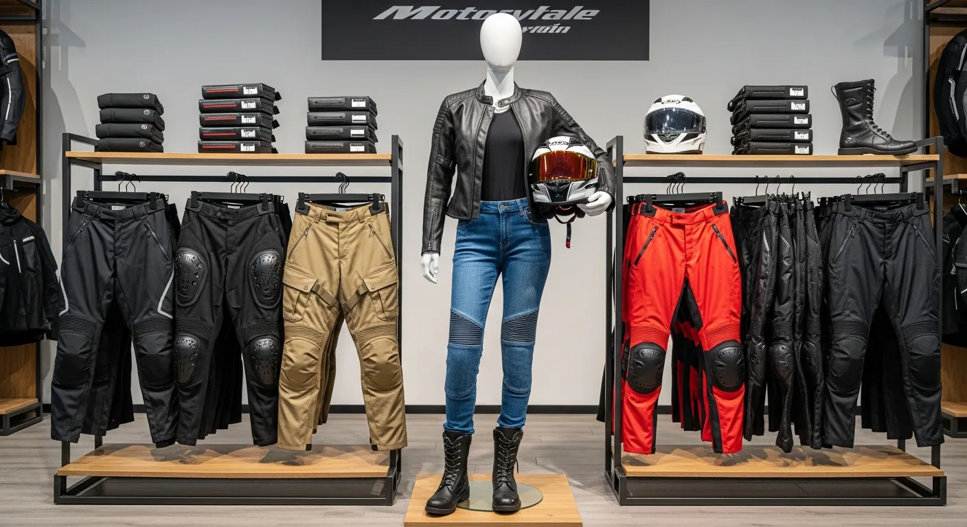 pantalones moto mujer