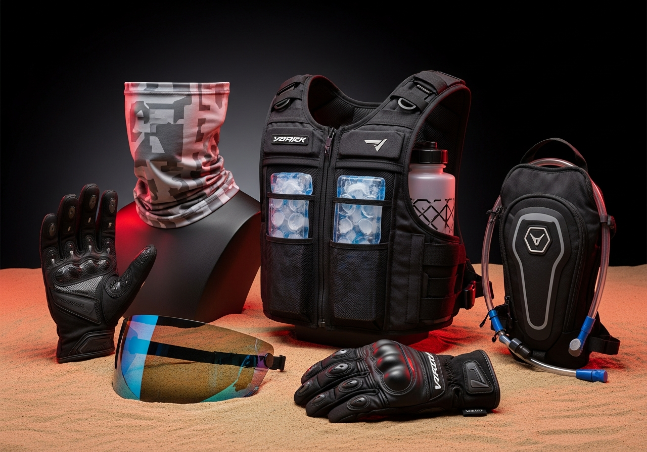 Accesorios moto verano la lista definitiva 2026 - cooling motorcycle vest with water reservoir and ice packs t