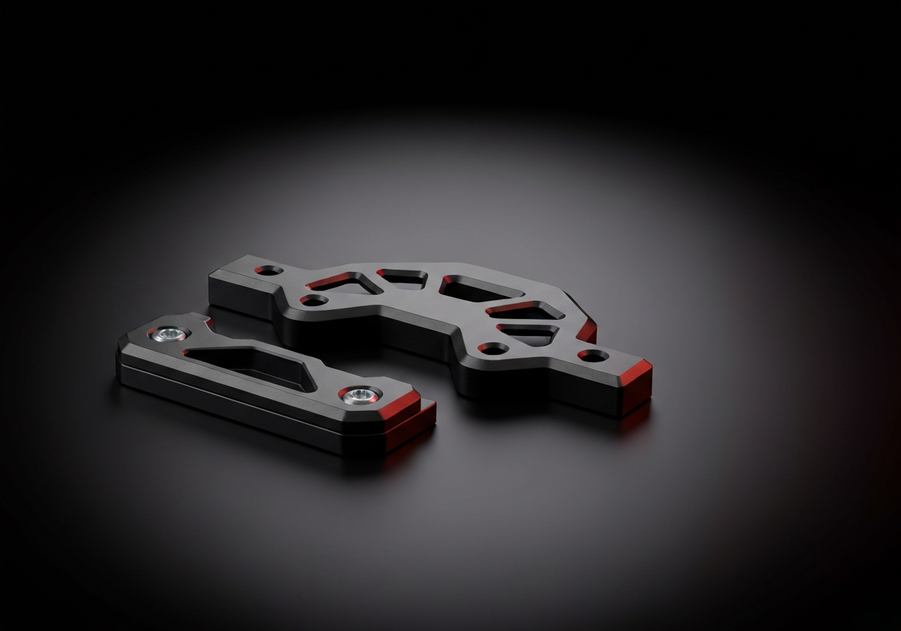 Maletas moto- Shad vs Givi, cual elegir - Macro detail of motorcycle top case mounting plate system, M