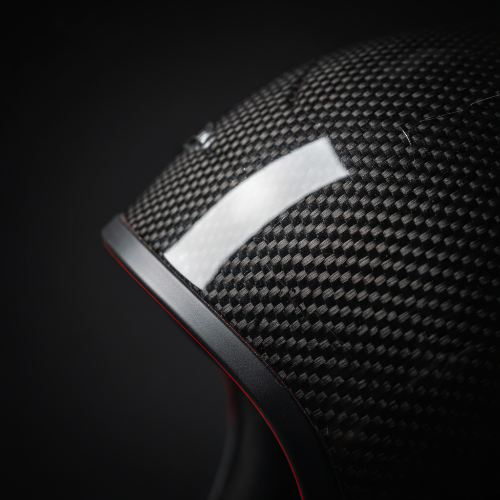 Materiales cascos moto en outlet · guía completa 2026 motostore - Carbon fiber motorcycle helmet shell weave pattern extreme m