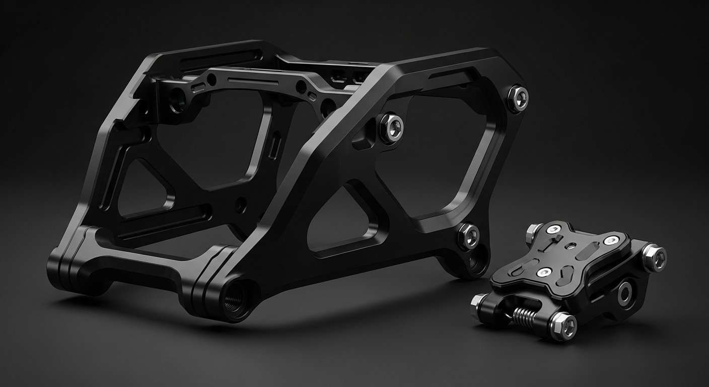 Soporte y placa quick-release de instalacion de maletas moto - MotoStore Valencia