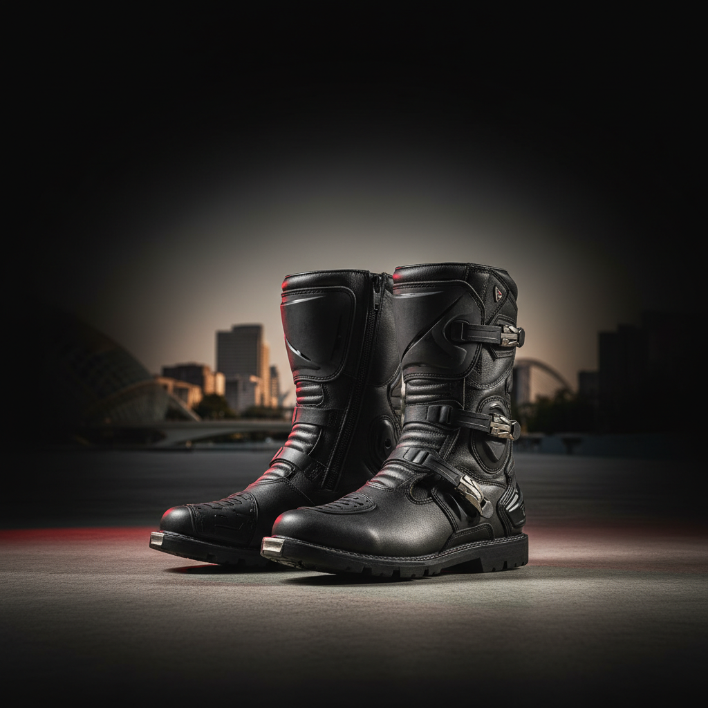 Tipos de botas de moto- cual necesitas - Mejores botas moto urbanas 2026: segurid - MotoStore Valencia