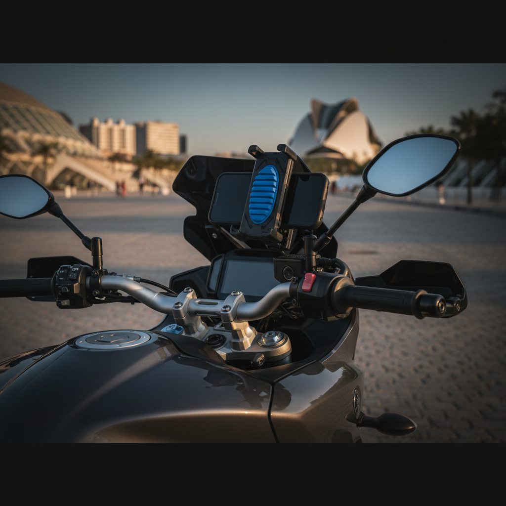 Quad Lock- el estandar del mercado - Soporte movil moto: Quad Lock vs SP Conn - MotoStore Valencia