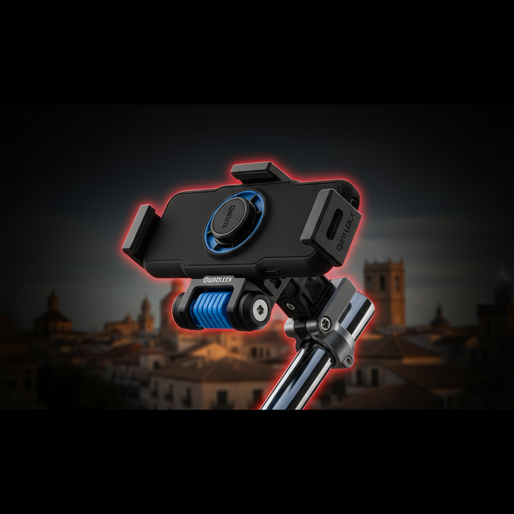 Carga inalambrica en moto- merece la pena? - Soporte movil moto: Quad Lock vs SP Conn - MotoStore Valencia