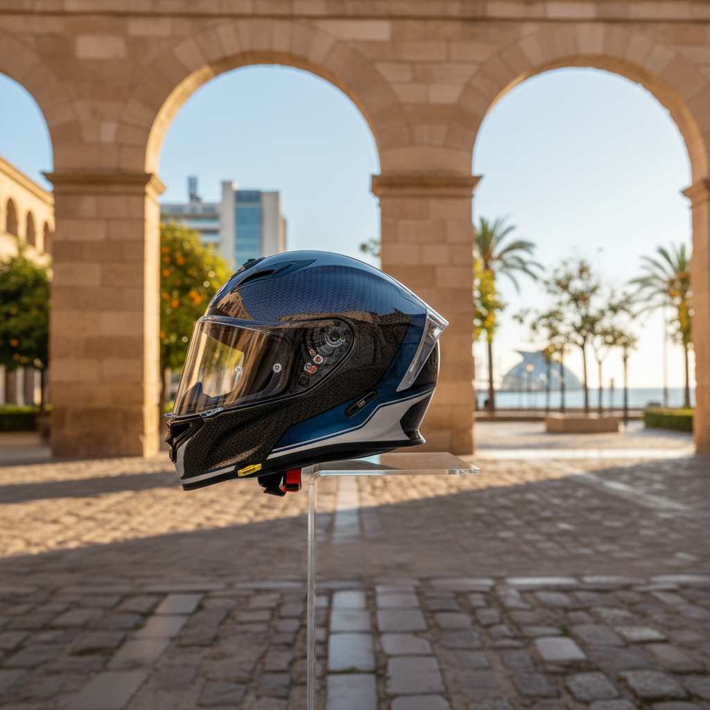 4. Pantalla principal - visión y aerodinámica - Partes del casco de moto · anatomía comp - MotoStore Valencia