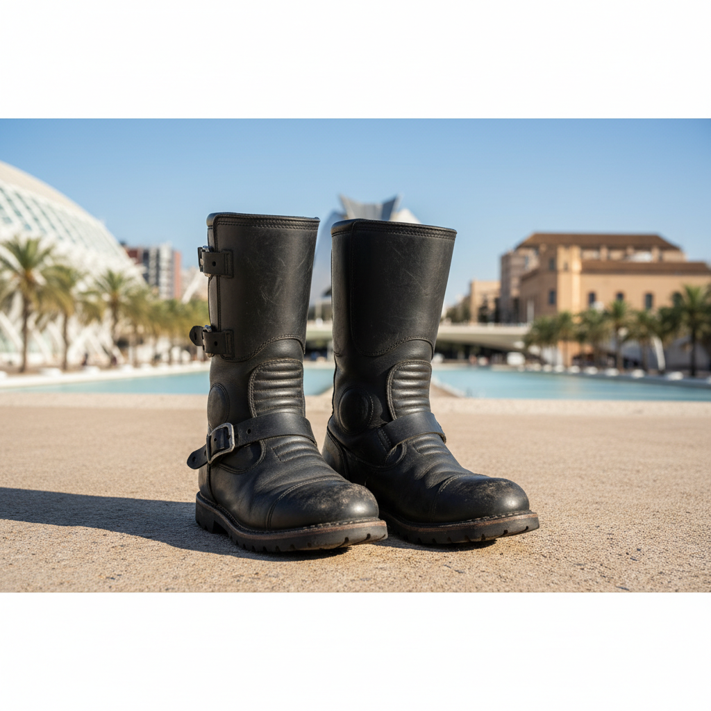 2. Botas touring - pelle + membrane Gore-Tex - Botas de moto outlet · racing vs touring - MotoStore Valencia