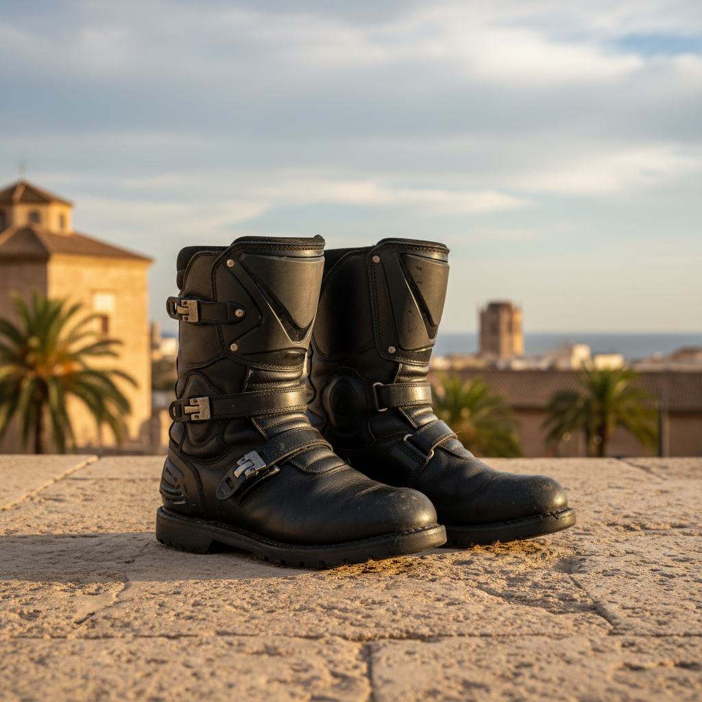3. Botas adventure - WP + suela Vibram + caña alta - Botas de moto outlet · racing vs touring - MotoStore Valencia