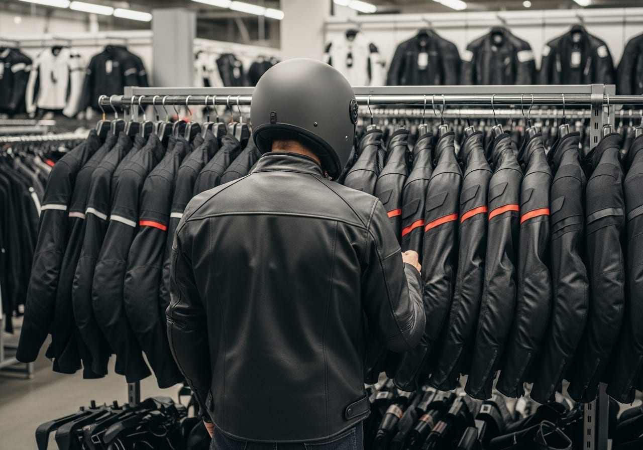Vestirse entero por menos - Outlet Ropa Moto | Chaquetas Pantalones Conjuntos CE -70%