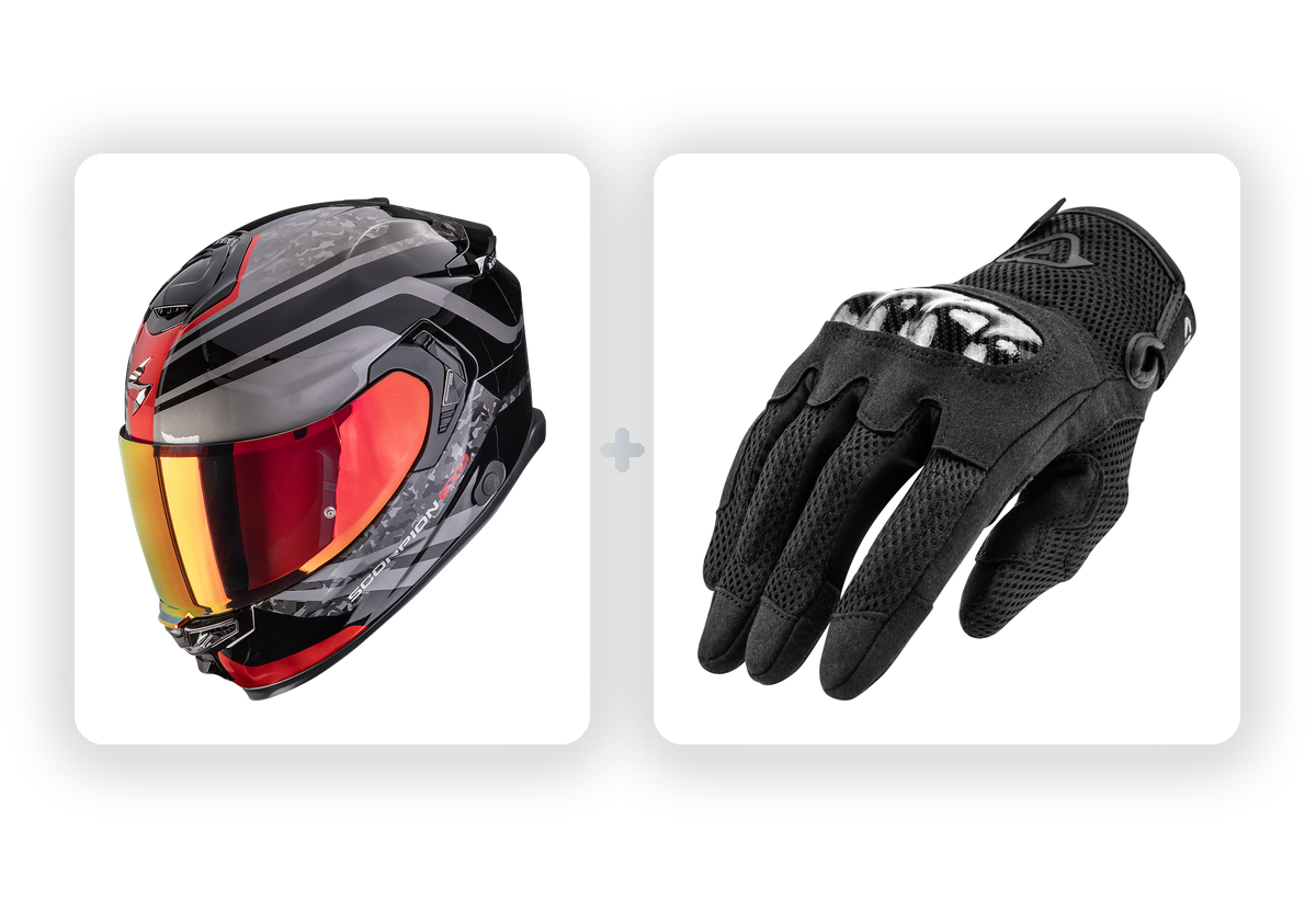 Casco + Guantes — Chollo Kit de moto en Valencia con 55,90 € de ahorro