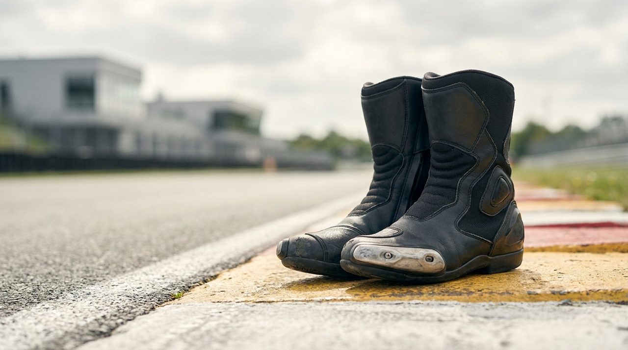 Botas de moto racing: protección, sliders y homologación CE · Outlet MotoStore Valencia