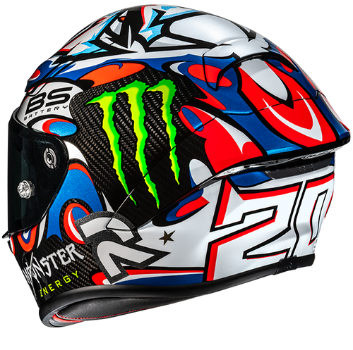 Casco HJC RPHA1 V2 Carbon Quartararo LE Mans 3 MC25 - imagen 2