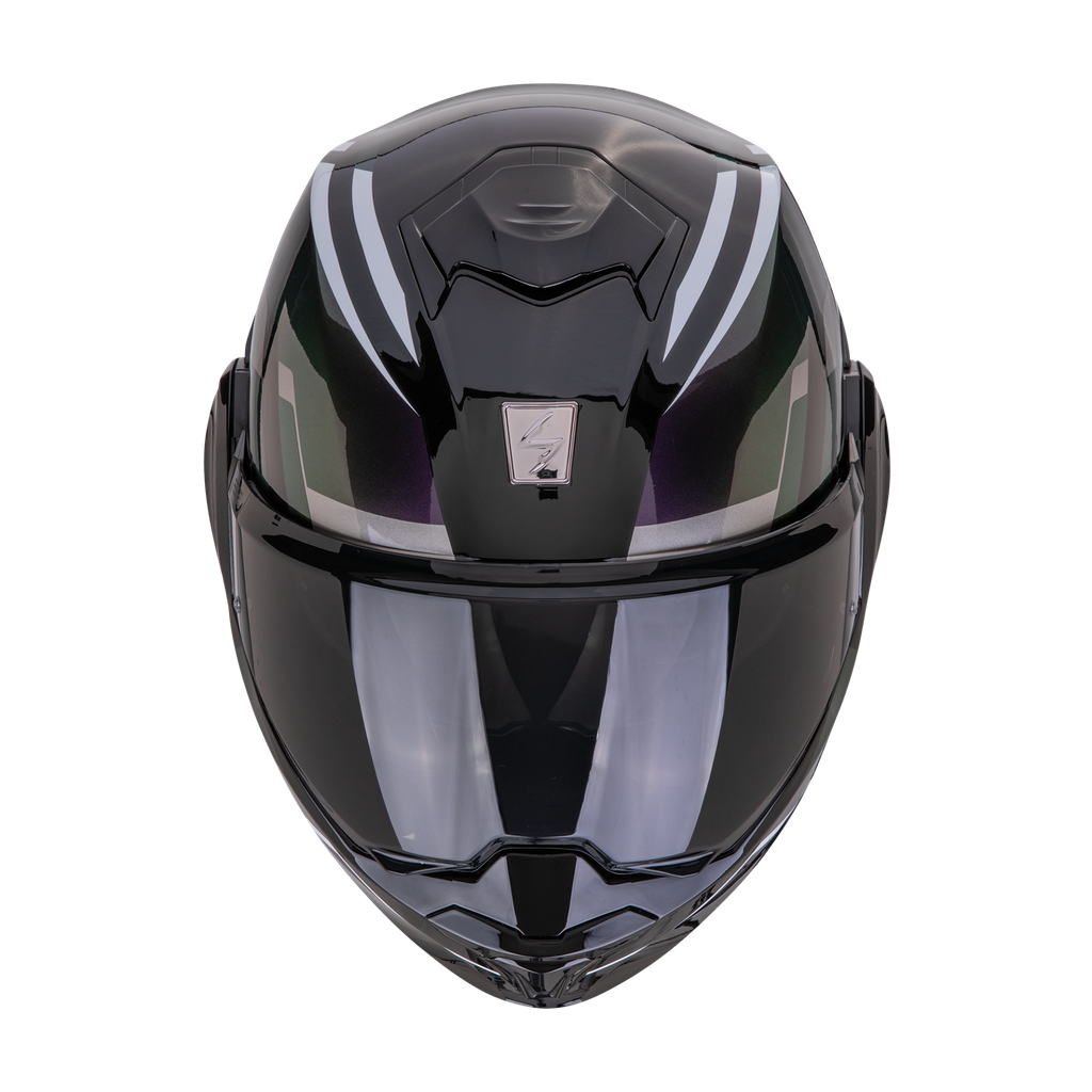 Casco Scorpion Exo-Tech Evo Furio Negro-Camaleón - imagen 1