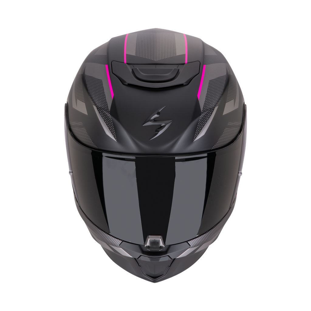 Casco Scorpion Exo-391 Aaxo Mate Negro-Rosa - imagen 1