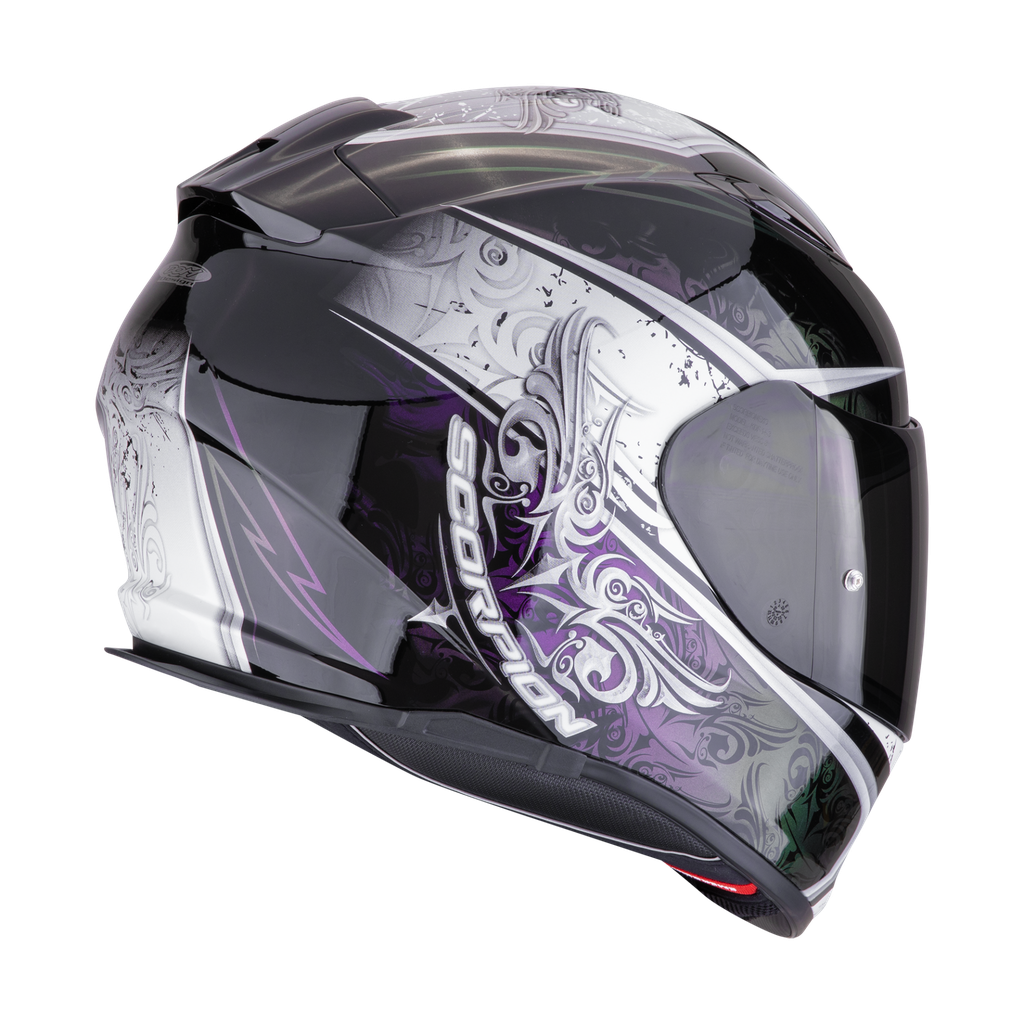 Casco Scorpion Exo-491 Run Negro-Camaleón - imagen 2