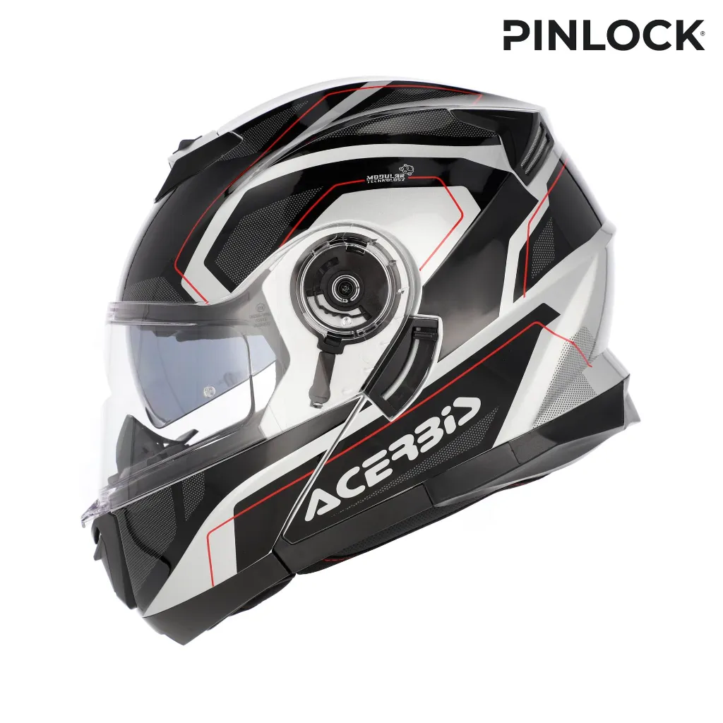 Casco Acerbis Serel 2206 Negro Plata - imagen 1