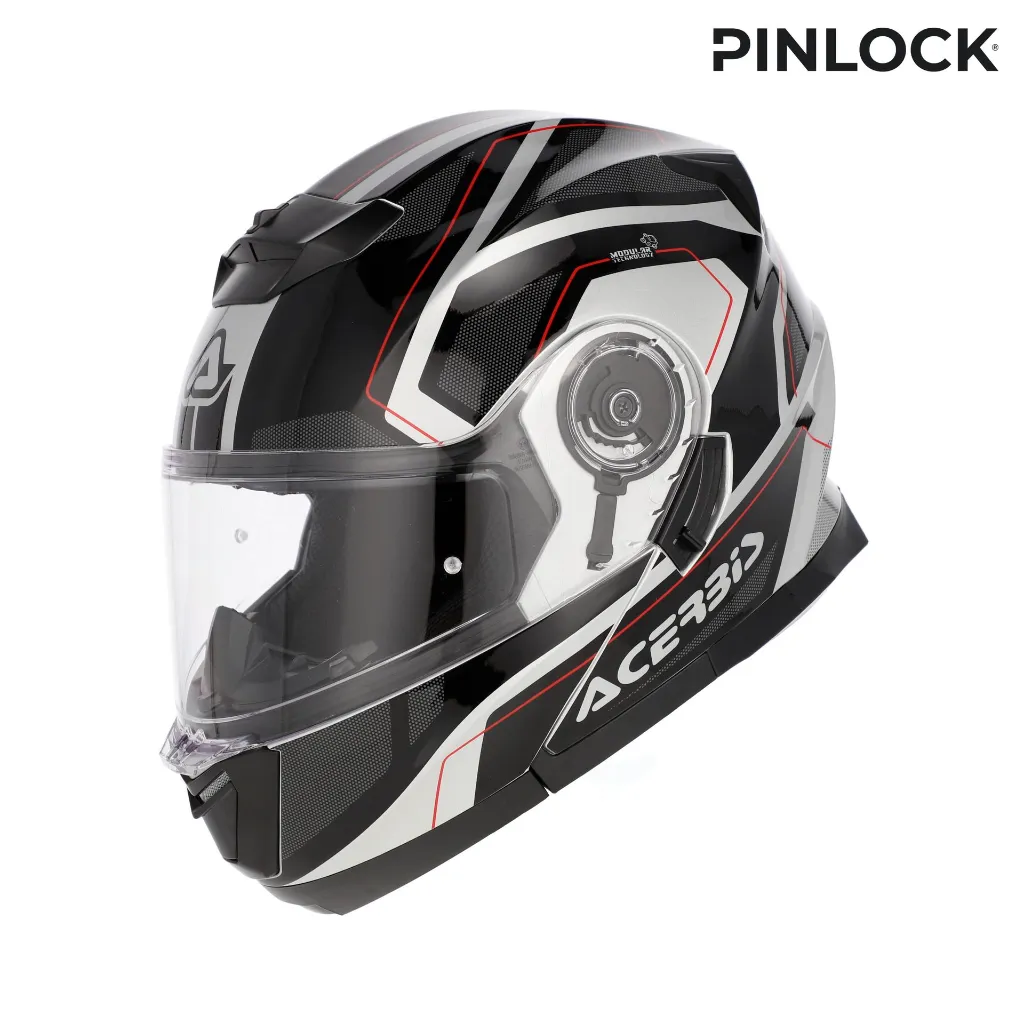 Casco Acerbis Serel 2206 Negro Plata - imagen 3