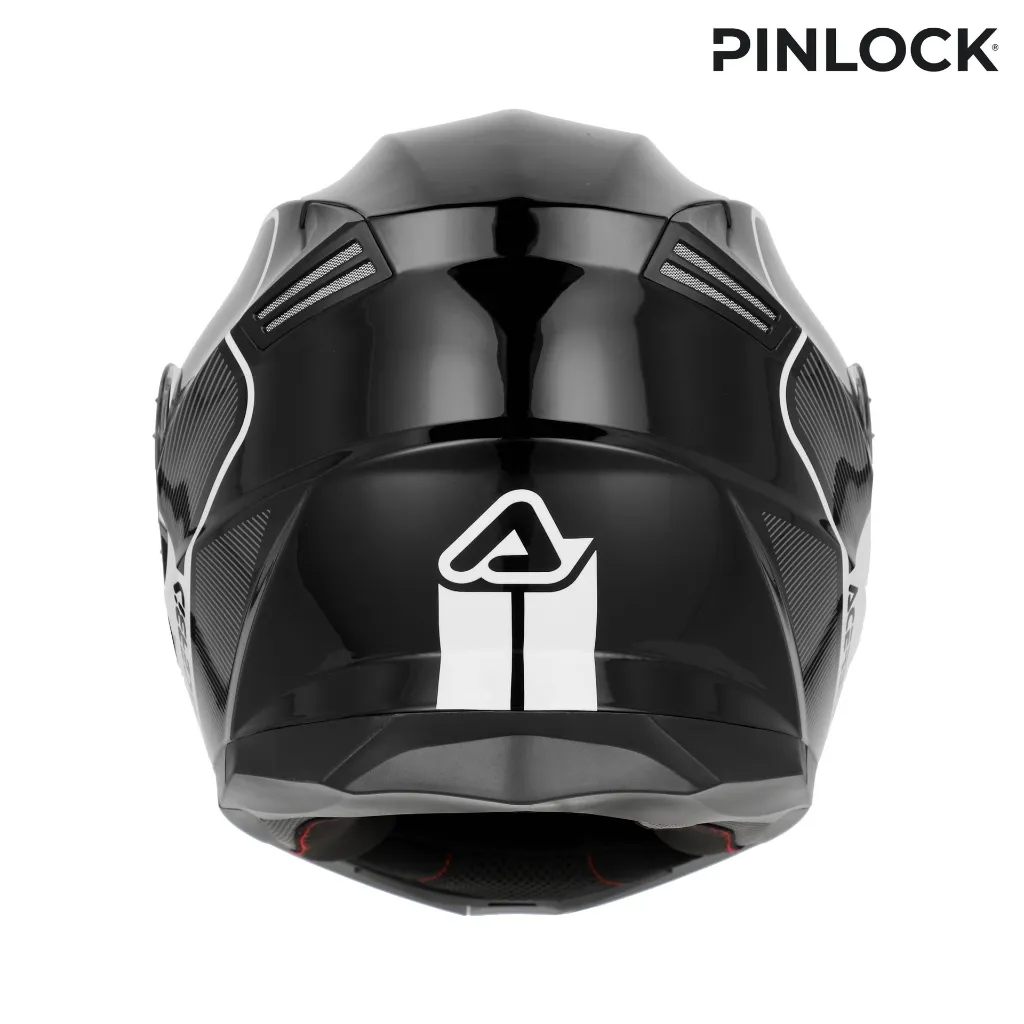 Casco Acerbis SEREL 2206 Negro Blanco - imagen 3