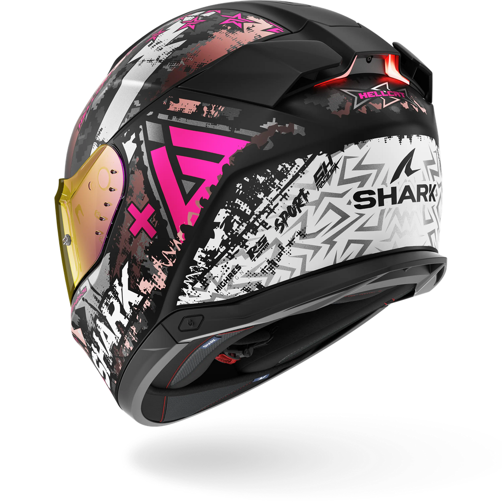 Casco Shark Skwal I3 Hellcat Negro Mate KUV - imagen 4