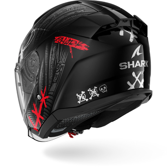 Casco Shark Skwal Jet Shiever KAR - imagen 1