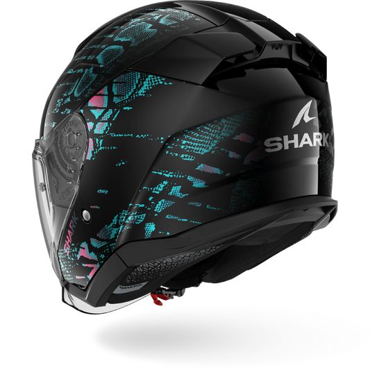Casco Shark Skwal Jet Reptaia KVX - imagen 1