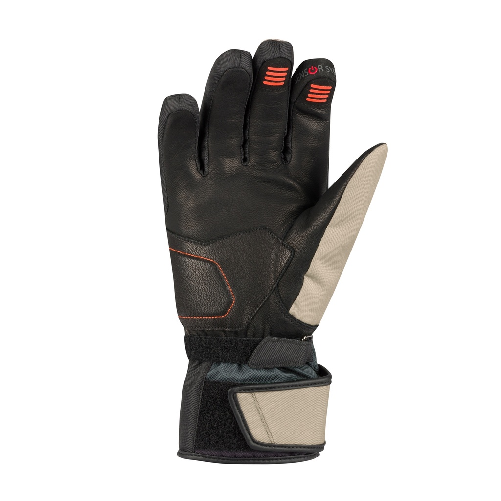 Guantes Bering Siberia Mujer Beige Gris Naranja - imagen 2