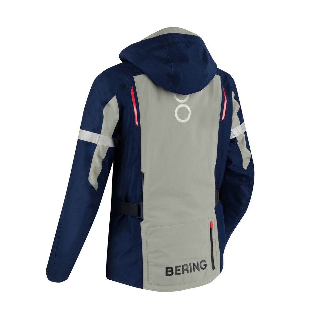 Chaqueta Bering Austral GTX Azul Marino Gris Rojo - imagen 6