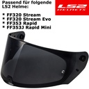 LS2 FF320 FF353 FF800 Visor Clear for Dks146 Size