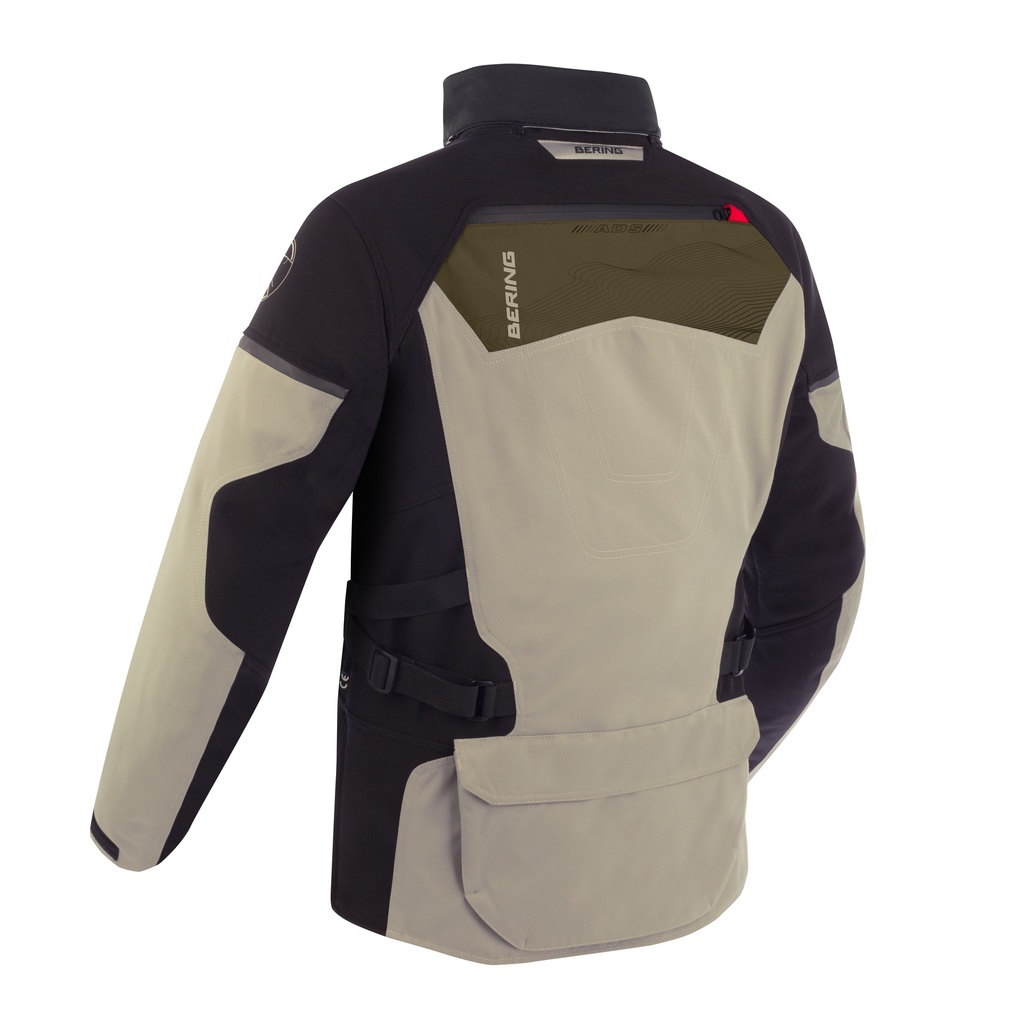 Chaqueta Bering Freeway Beige Negro - imagen 2