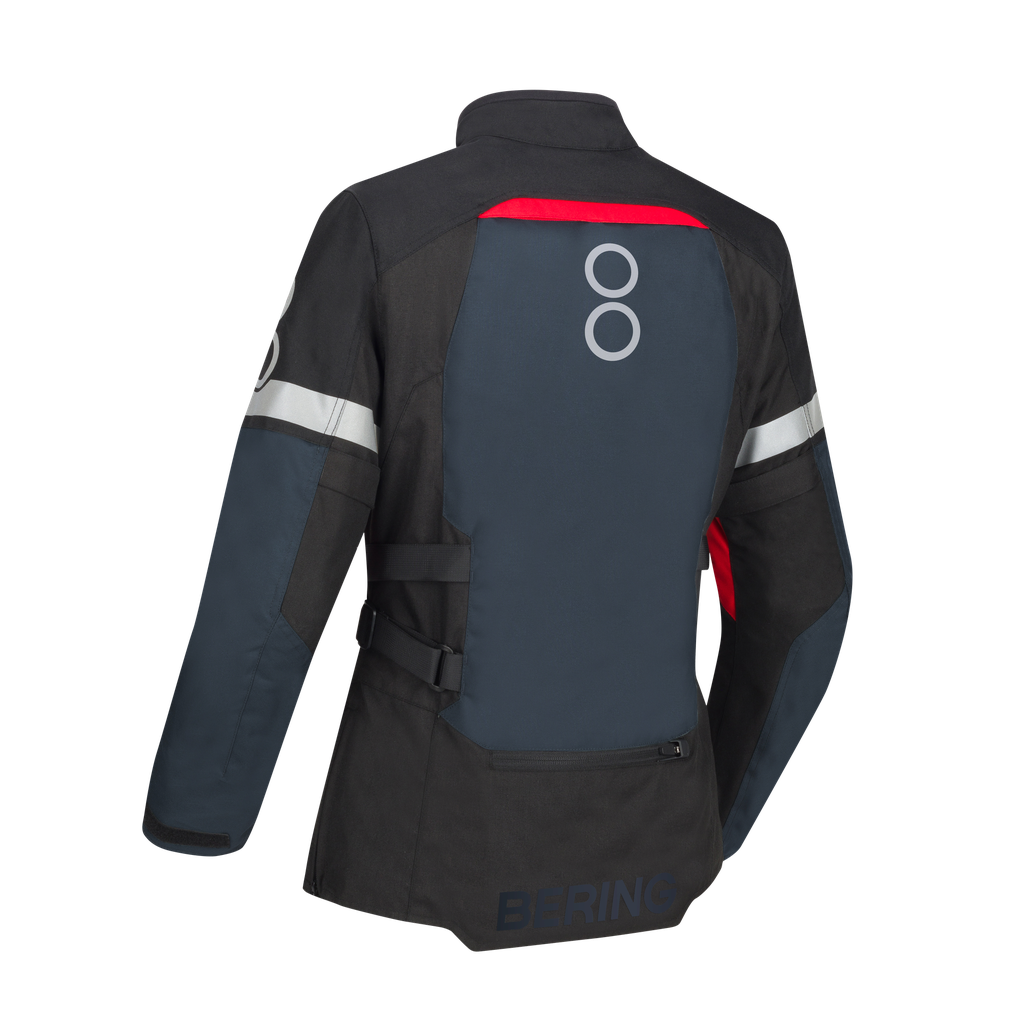 Chaqueta Bering Halifax - En 17353 Mujer Negro Antracita Rojo - imagen 6