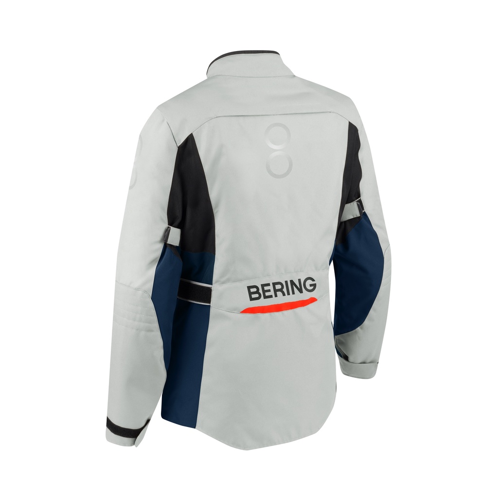 Chaqueta Bering Siberia Mujer Gris Azul Rojo - imagen 2