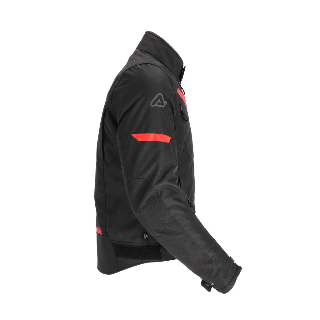 Chaqueta Acerbis X Street Negro Rojo - imagen 2