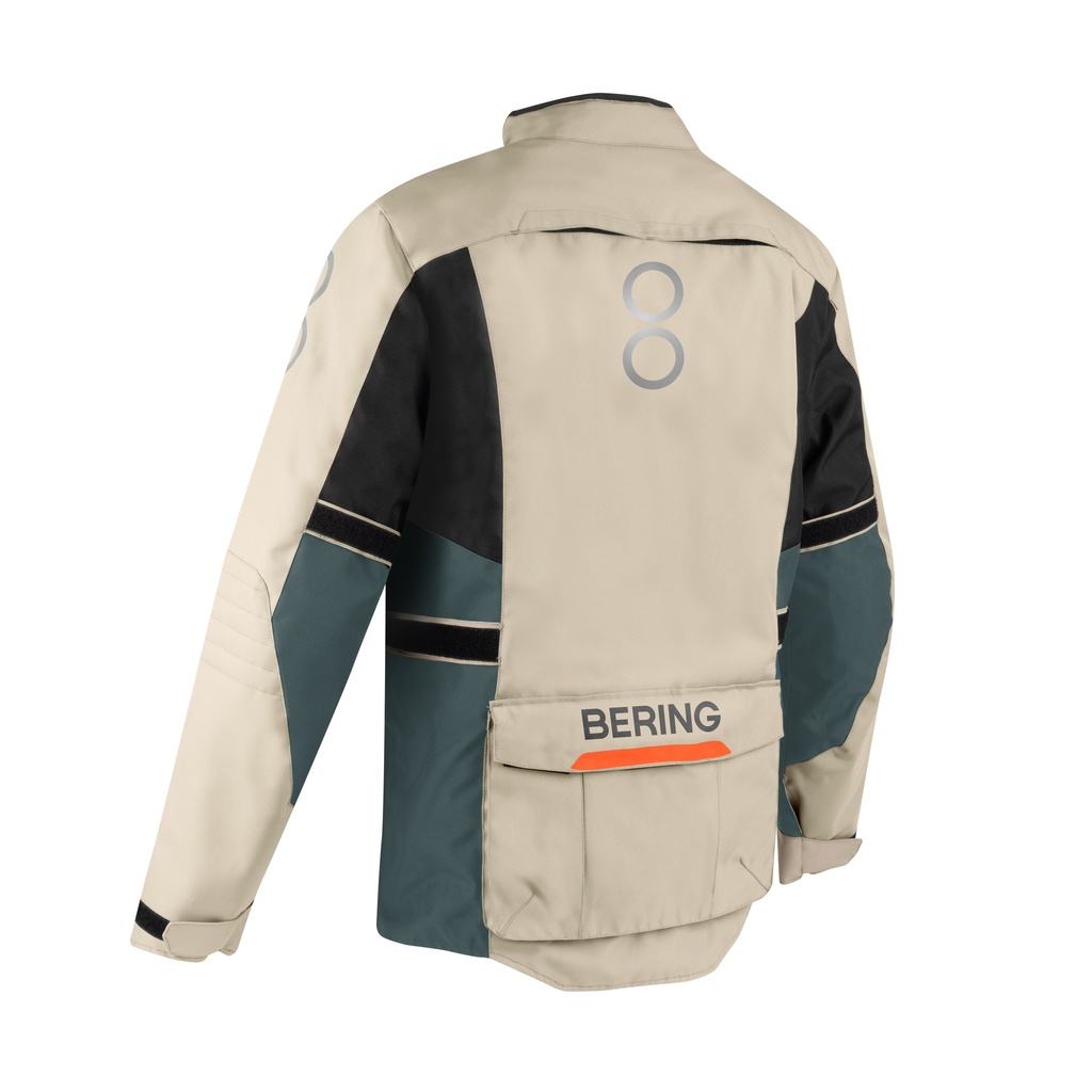 Chaqueta Bering Siberia Beige Gris Naranja - imagen 7