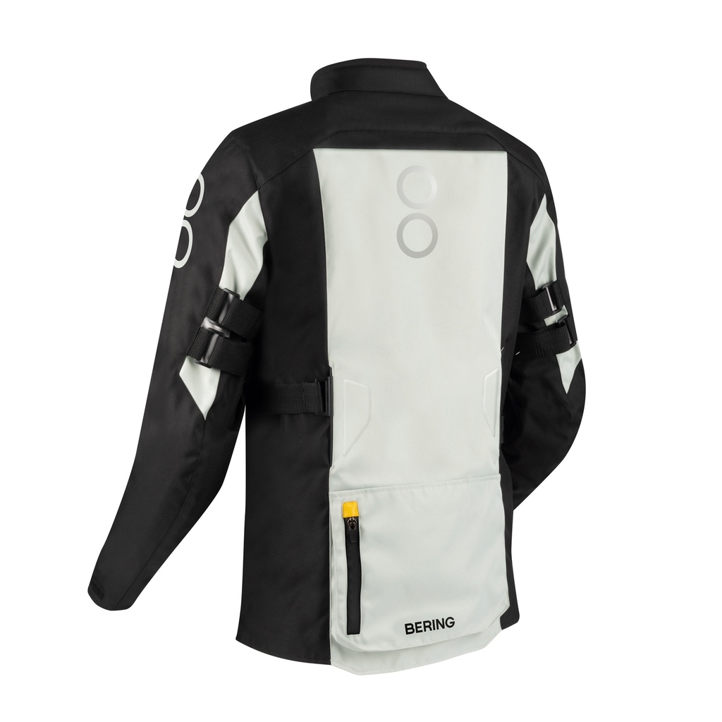 Chaqueta Bering Zephyr Negro Gris Amarillo - imagen 7