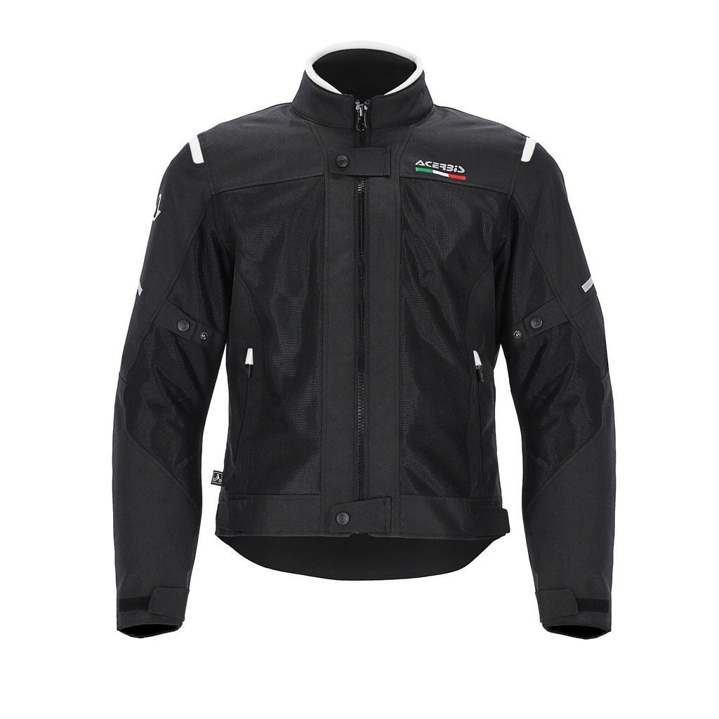 Chaqueta Acerbis ON ROAD RUBY Negro Blanco - imagen 1