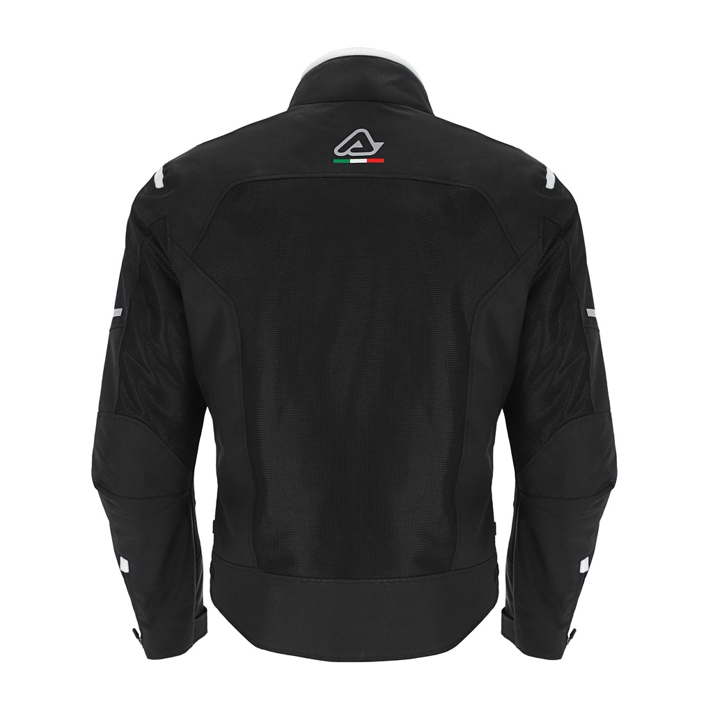Chaqueta Acerbis ON ROAD RUBY Negro Blanco - imagen 2