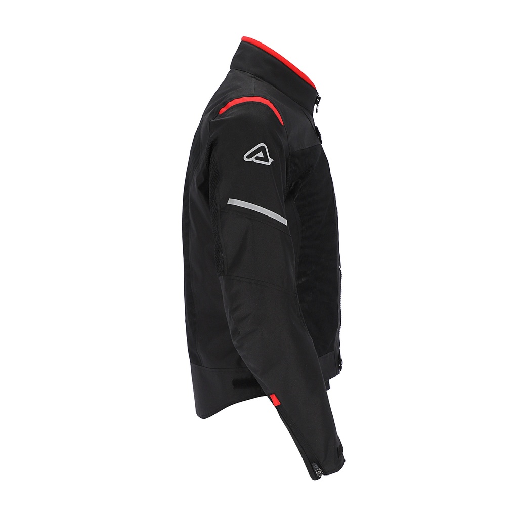 Chaqueta Acerbis ON ROAD RUBY Negro Rojo - imagen 3
