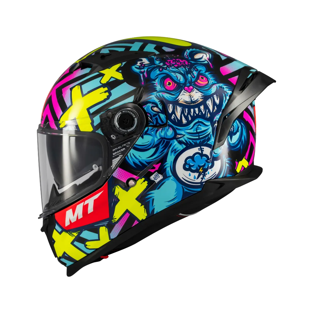 Casco Integral MT BRAKER SV Crazy Teddy - imagen 1