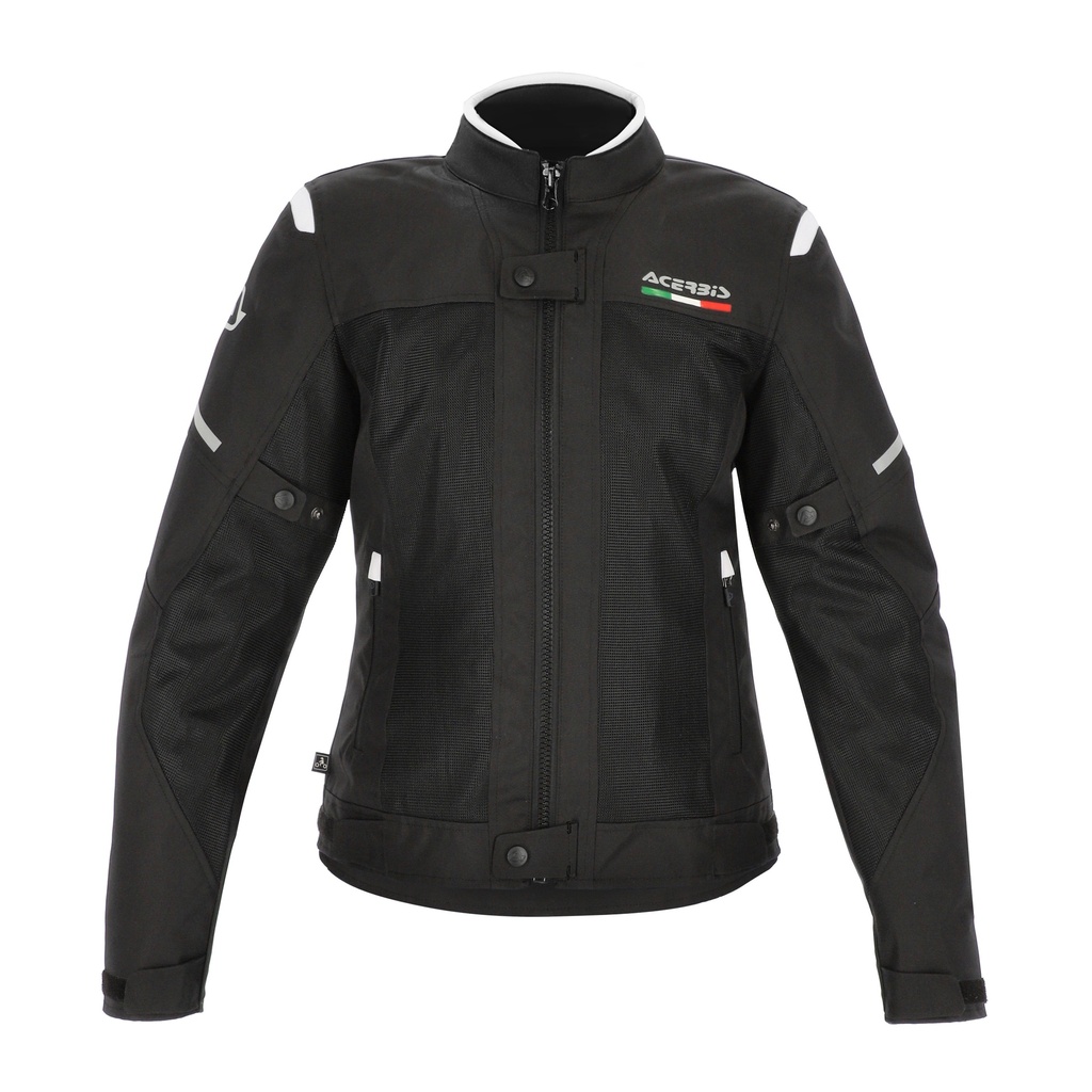 Chaqueta Acerbis ON ROAD RUBY Mujer Negro Blanco - imagen 1