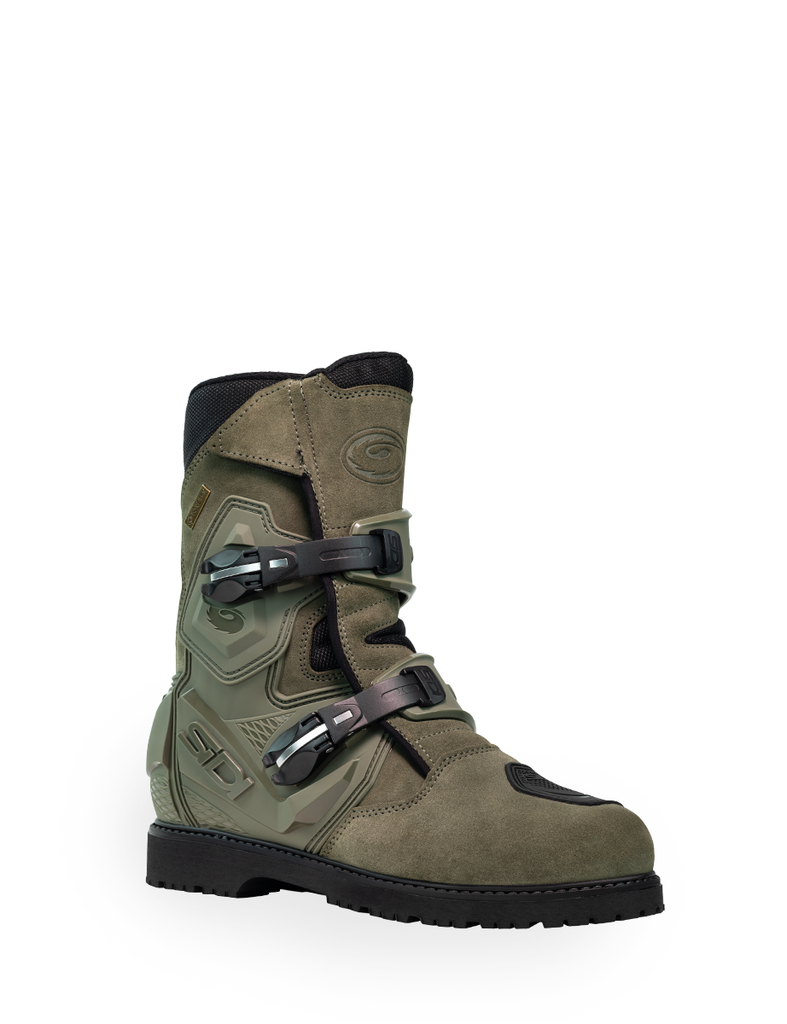 Botas Sidi Mid Adventure 2 Gore Militar - vista lateral