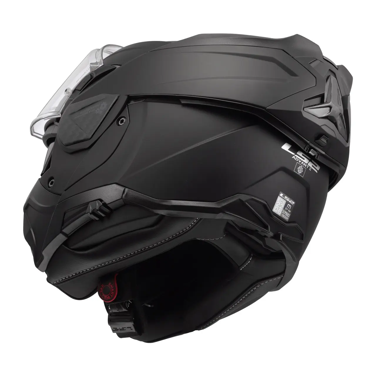569101011-LS2 FF910 ADVANT II SOLID MATT BLACK (16) en tamaño grande.webp
