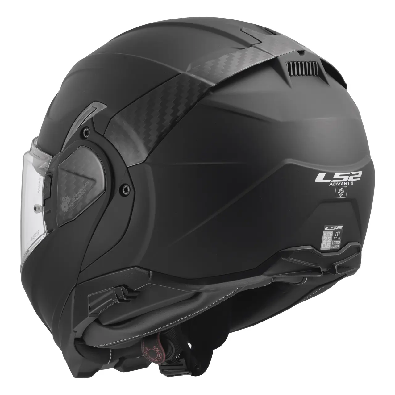 569101011-LS2 FF910 ADVANT II SOLID MATT BLACK (3) en tamaño grande.webp