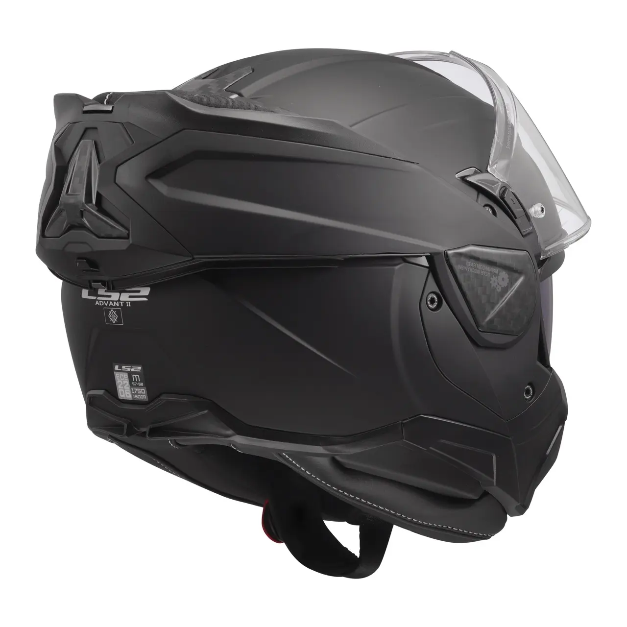 569101011-LS2 FF910 ADVANT II SOLID MATT BLACK (12) en tamaño grande.webp