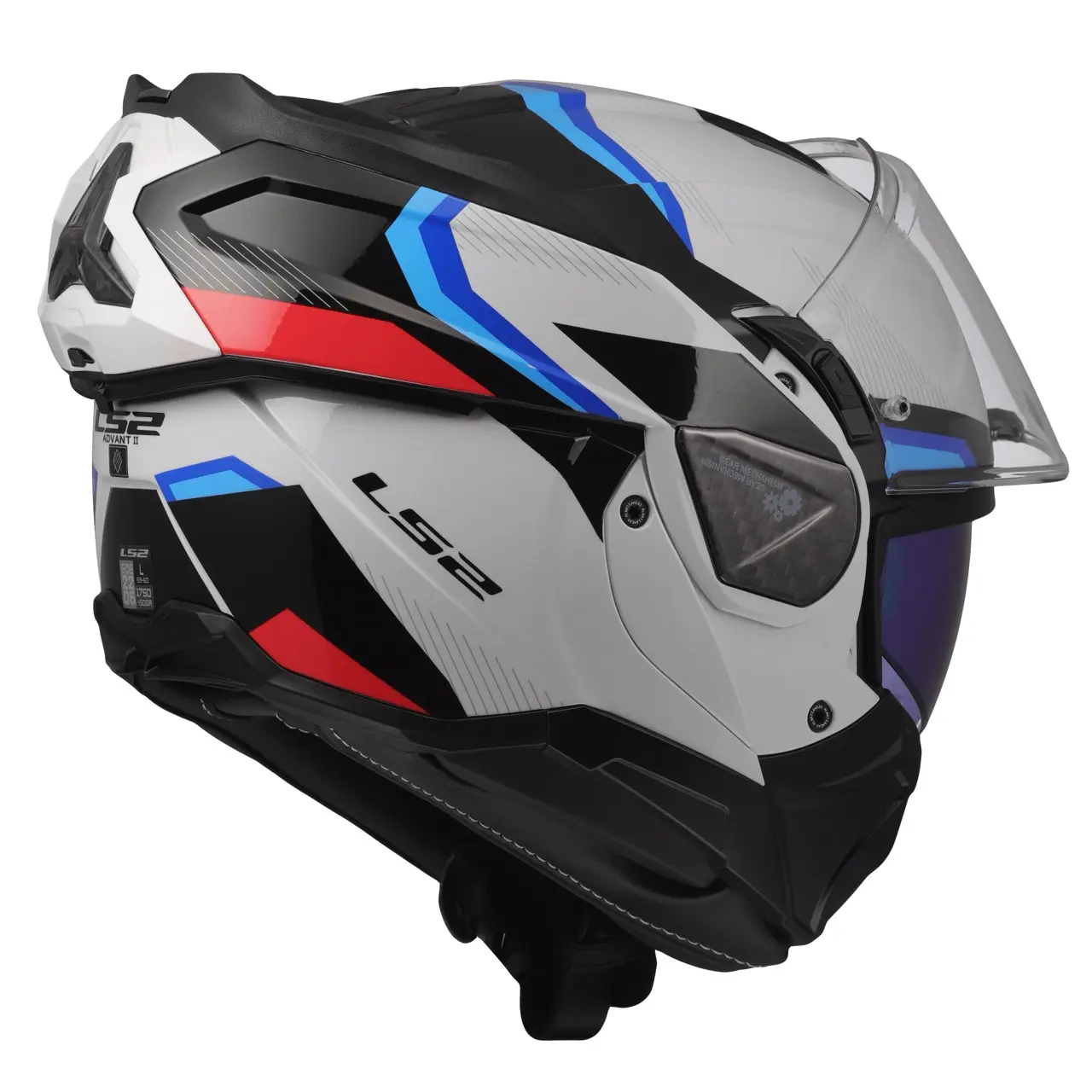 569102102-LS2 FF910 ADVANT II TRIPLE WHITE BLUE RED  (11) en tamaño grande.webp