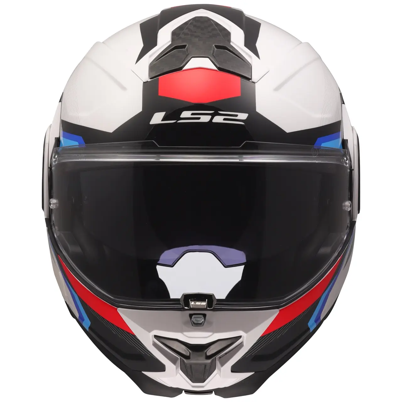 569102102-LS2 FF910 ADVANT II TRIPLE WHITE BLUE RED  (1) en tamaño grande.webp
