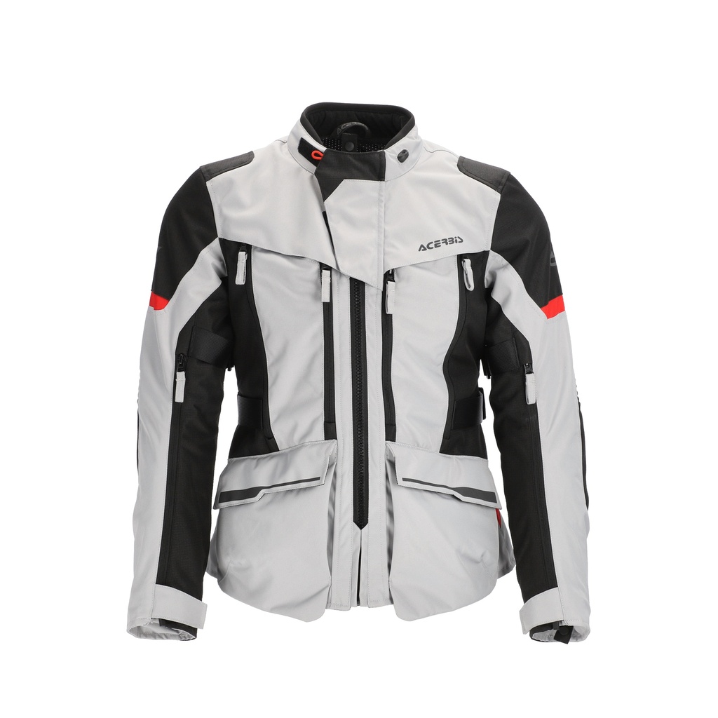 Chaqueta Acerbis X-ROVER Mujer Gris Rojo - imagen 1