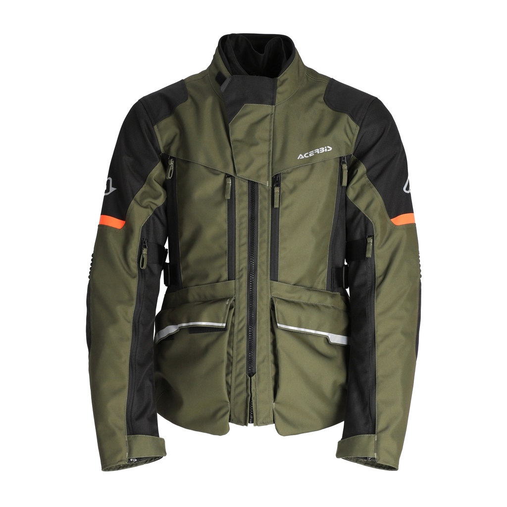 Chaqueta Acerbis X-ROVER Verde Naranja - imagen 1