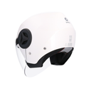Casco Jet Shiro Atenas blanco brillo
