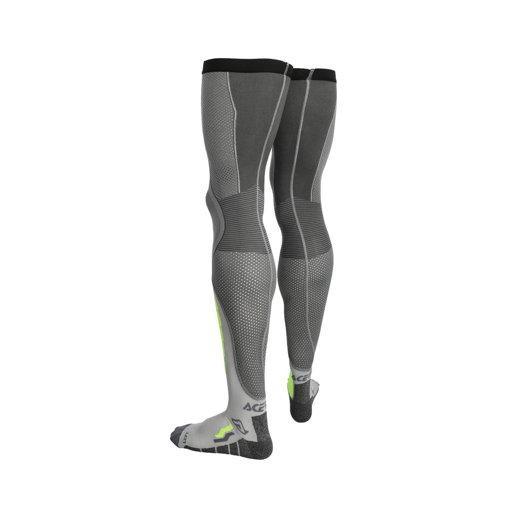 Calcetines Acerbis X-LEG PRO Ventilados Gris Amarillo - imagen 2